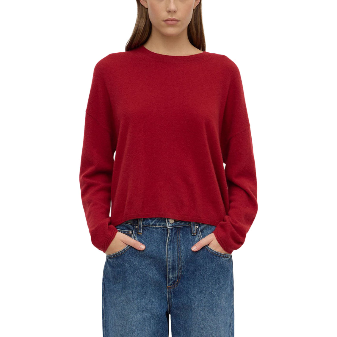 Assembly Label Odelle Cashmere Knit Dark Cherry